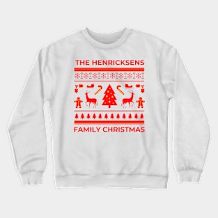 Family Christmas in Red 🎄 Merry christmas Crewneck Sweatshirt